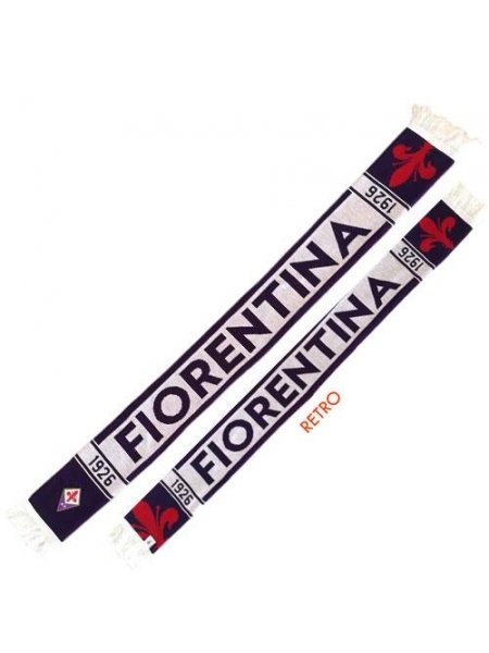 Sciarpa tubolare inglese ACF Fiorentina giglio rosso 1926